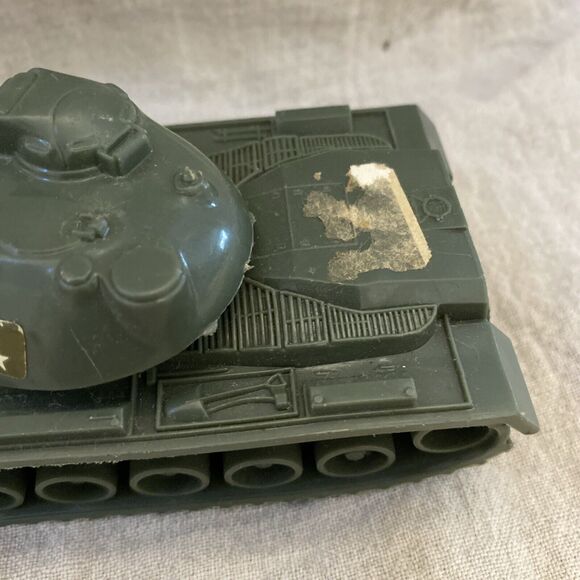 Tim Mee Toy Lot Cargo Truck And Tank WWII Lot Of 2 Plastic Green Army Men - Picture 13 of 16